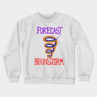 Forecast: Rainbow Tornado Brainstorm Crewneck Sweatshirt